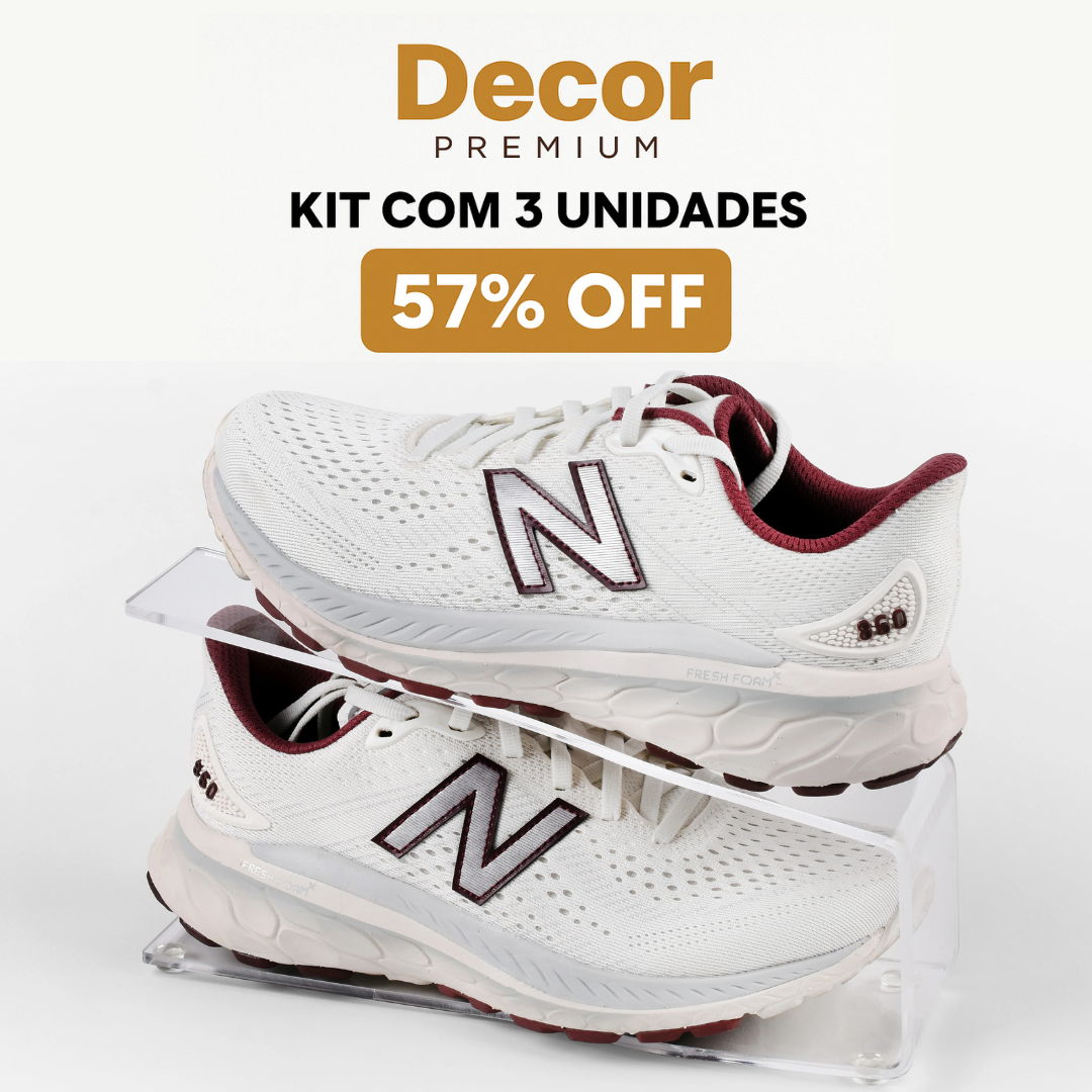 Organizador de Sapatos em Acrílico