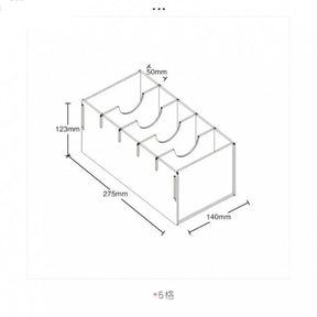 Organizador de Cintos Acrílico
